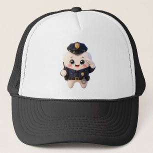 Police Tooth Foam Trucker Hat Dental Gift