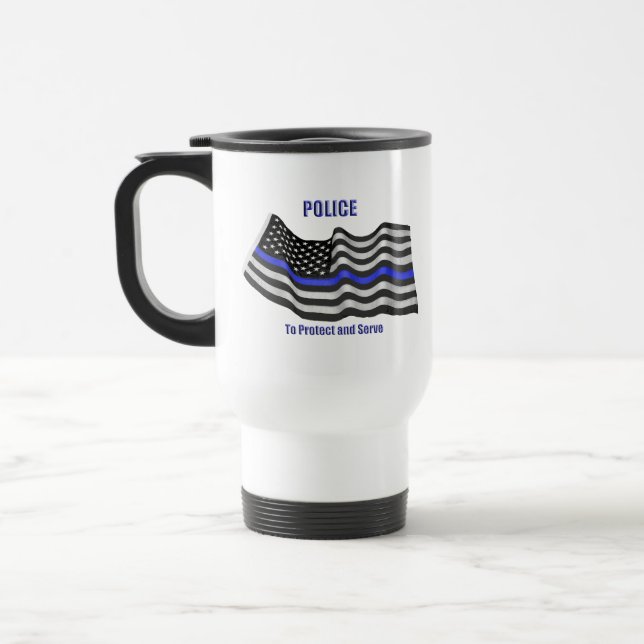 Police Travel Mug (Left)