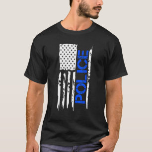 Police Week 2023 American Flag T-Shirt