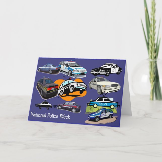 Police Week Greeting Card 3 (Front)