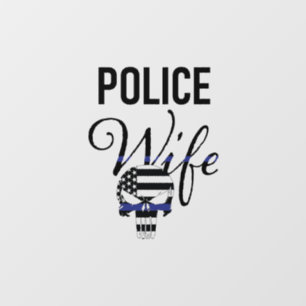 Police Wife Car Decal