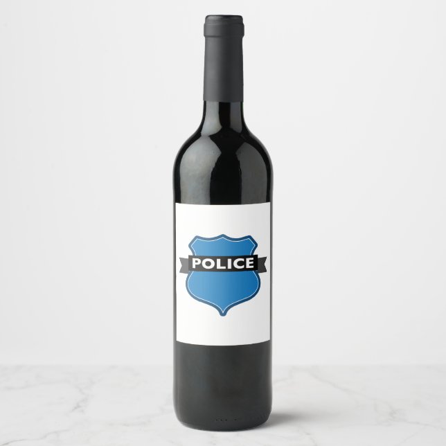 Police Wine Label (Front)