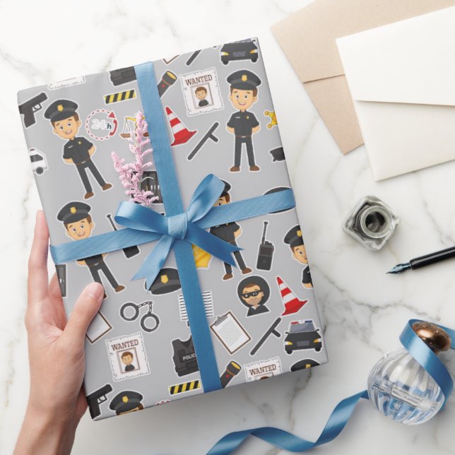 Police Wrapping Paper (Gifting)