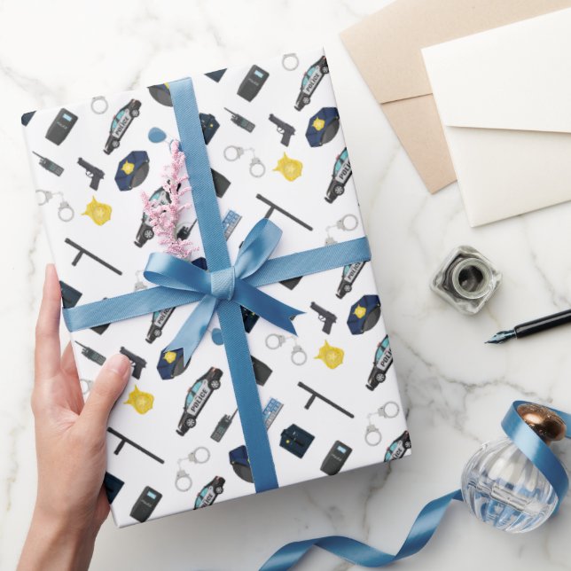 Police Wrapping Paper (Gifting)