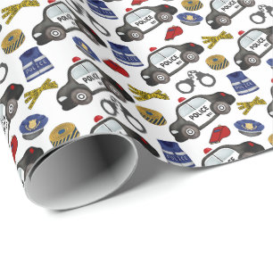 Police Wrapping Paper