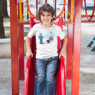 Policeman And A Black Cat T-Shirt