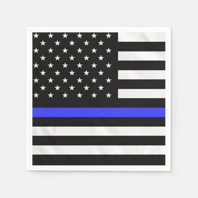 Policeman Flag Napkin (Front)