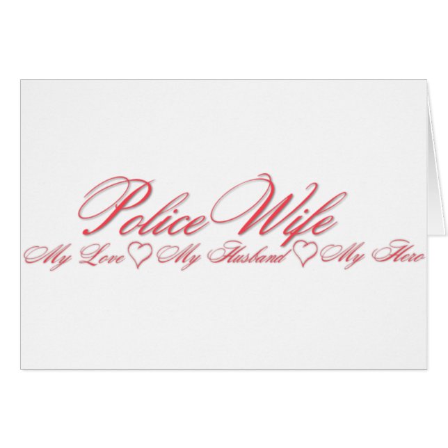 Policeman Husband Hero (Front Horizontal)