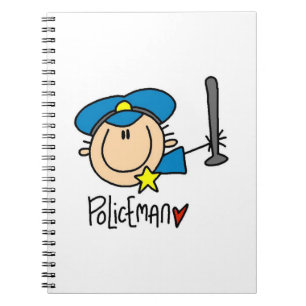 Policeman Occupation Spiral Notebook