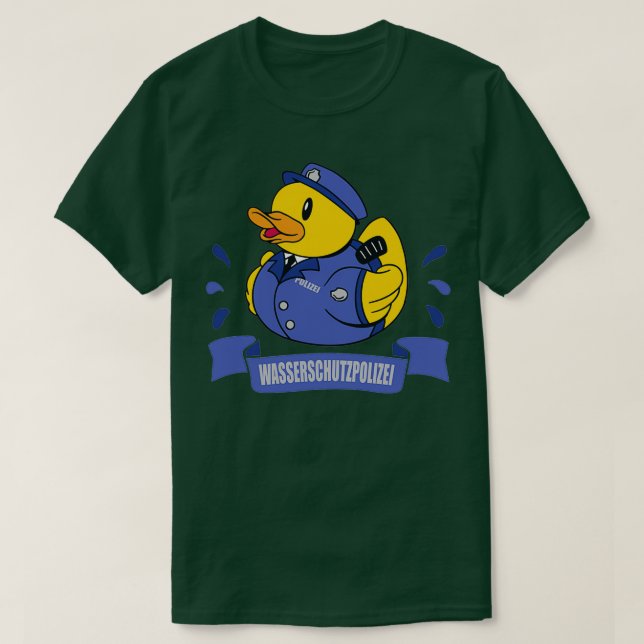 policeman of the bathtub water police T-Shirt (Design Front)