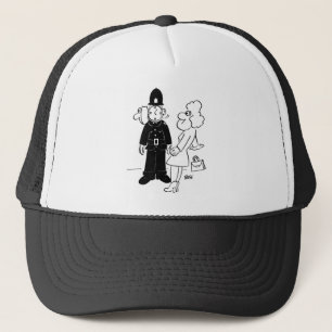 Policeman's Cuckoo Clock Helmet Trucker Hat
