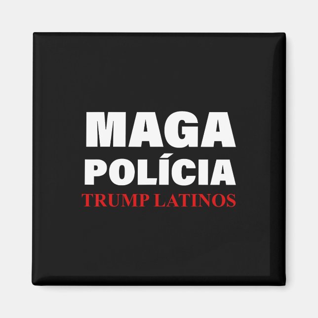 Polícia Trump Latinos Apparel  Magnet (Front)