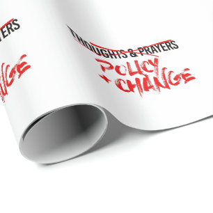 Policy and Change Now Wrapping Paper