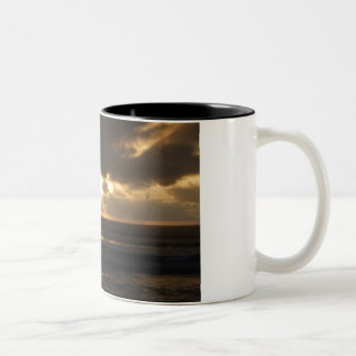 Polihale Sunset Two-Tone Coffee Mug