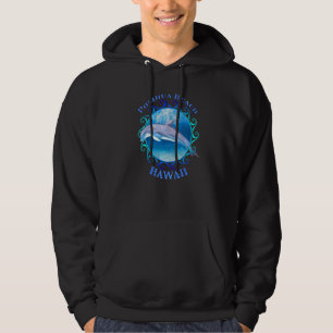 Polihua Beach Hawaii Hi Vacation Souvenir Dolphin Hoodie