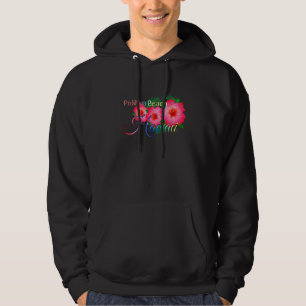 Polihua Beach Hawaii Tropical Flowers Family Vacat Hoodie