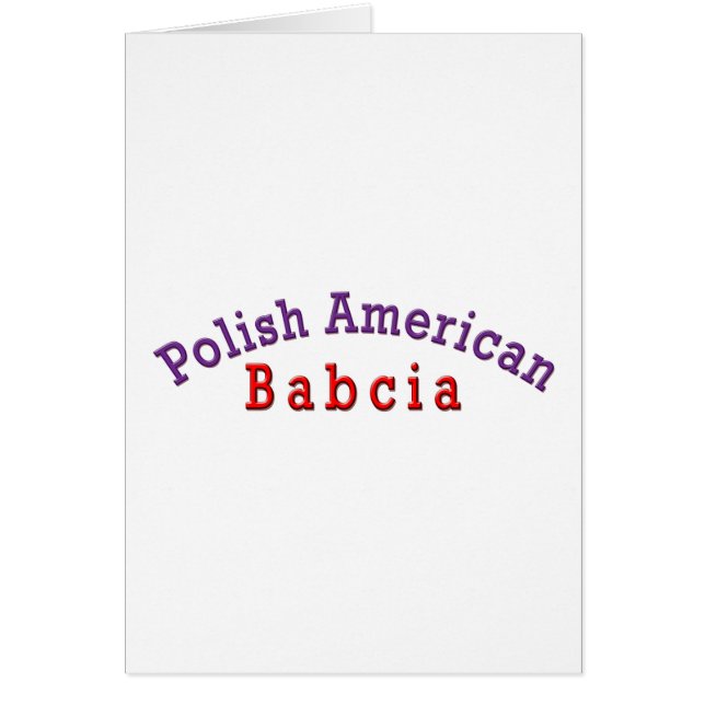 Polish American Babcia (Front)