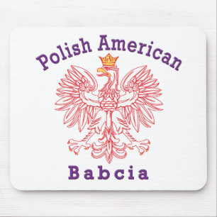 Polish American Babcia Mouse Pad