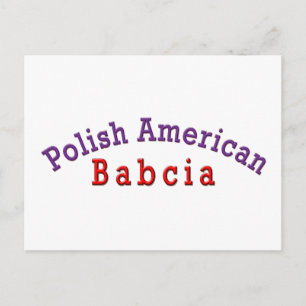 Polish American Babcia Postcard