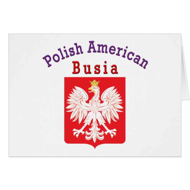 Polish American Busia (Front Horizontal)