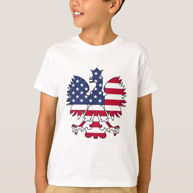 Polish American Eagle T-Shirt (Front)