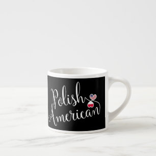 Polish American Entwined Hearts Cup