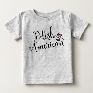 Polish American Entwined Hearts Tee