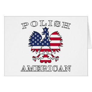 Polish American Flag Eagle