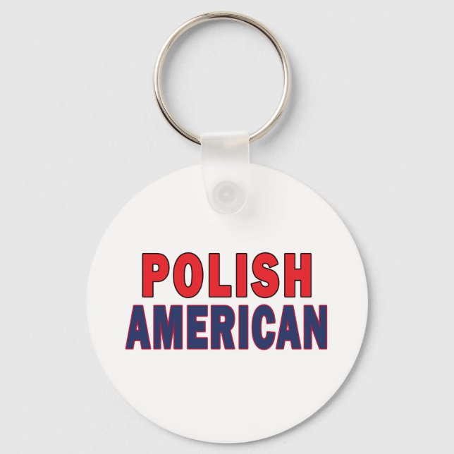 Polish American Key Ring (Front)