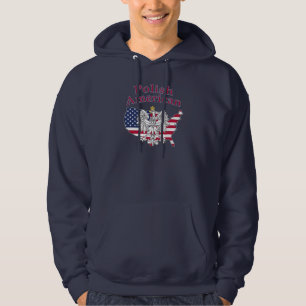 Polish American Map Hoodie