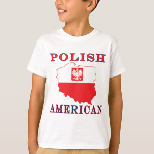 Polish American Map T-Shirt