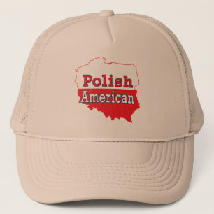 Polish American Map Trucker Hat