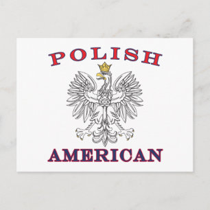 Polish American White Eagle Postcard