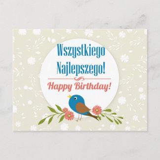 Polish Birthday card