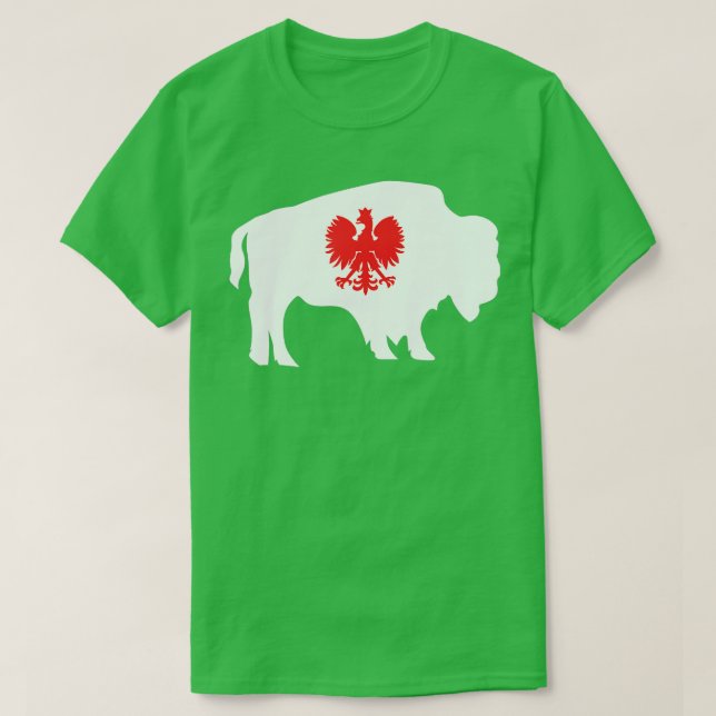 Polish Buffalo NY Polish American Dyngus Day  T-Shirt (Design Front)