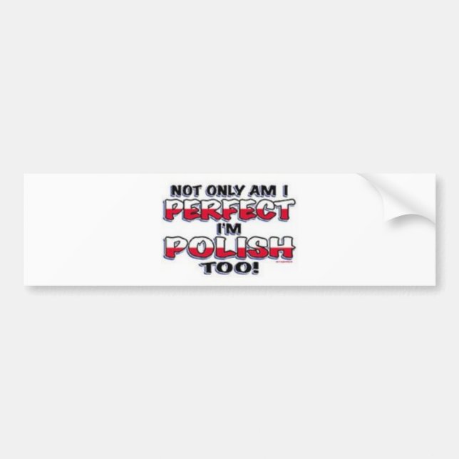 Polish Bumper Sticker (Front)