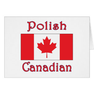 Polish Canadian Canada Flag