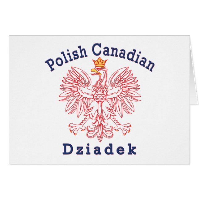 Polish Canadian Eagle Dziadek (Front Horizontal)