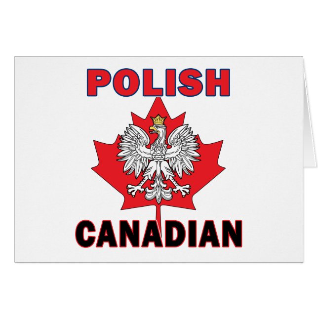 Polish Canadian Eagle Leaf (Front Horizontal)