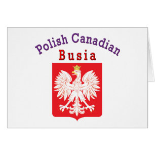 Polish Canadian Eagle Shield Busia