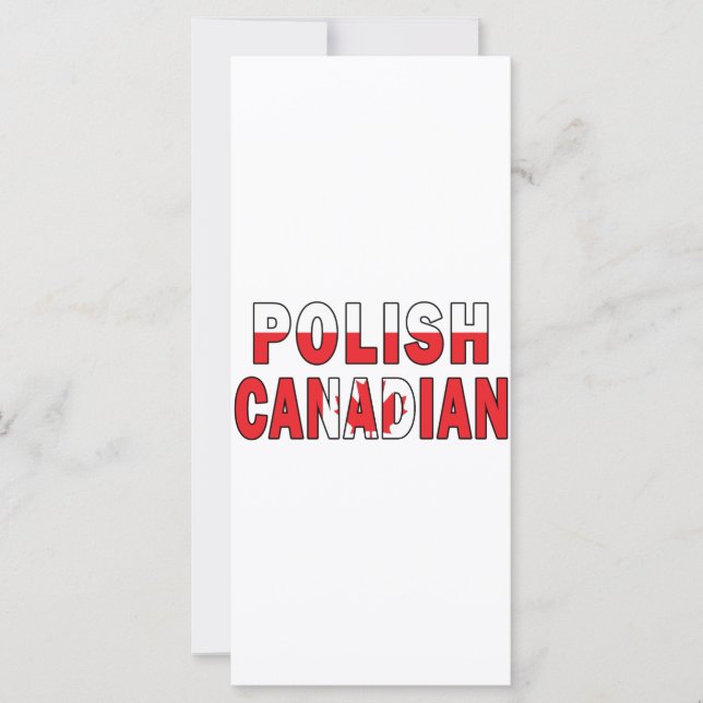 Polish Canadian Flag (Front)