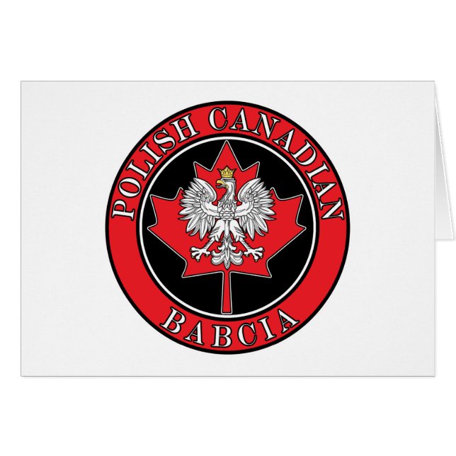 Polish Canadian Maple Leaf Babcia (Front Horizontal)