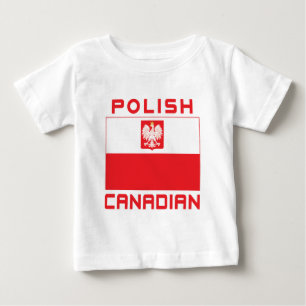 Polish Canadian Poland Falcon Flag Baby T-Shirt