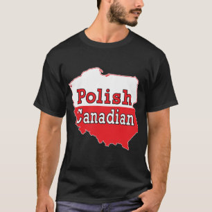 Polish Canadian Polish Map T-Shirt