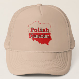 Polish Canadian Polish Map Trucker Hat
