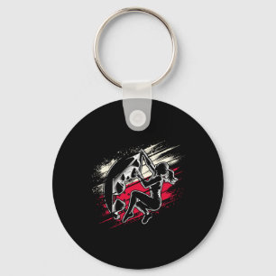 Polish Climber - Distressed Boulderer Climbing Key Ring