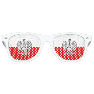 Polish Coat of arms Retro Sunglasses