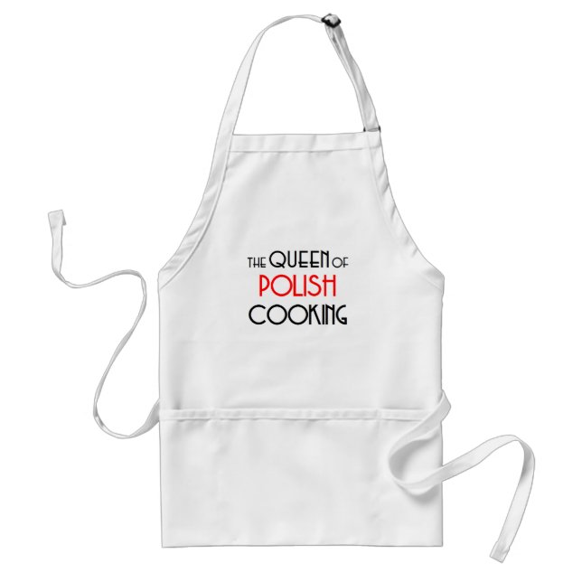 polish cooking queen standard apron (Front)