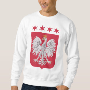 Polish Crest Chicago Flag Stars Sweatshirt