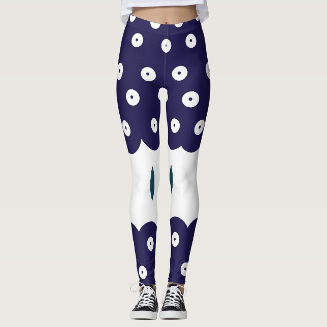 Polish design of traditional ceramics leggings (Front)